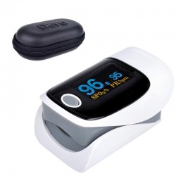 Digital finger pulse oximeter - heart beat meter - with LCD display