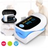 Digital finger pulse oximeter - heart beat meter - with LCD display
