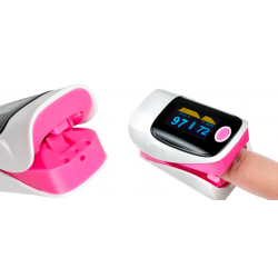 Digital finger pulse oximeter - heart beat meter - with LCD display