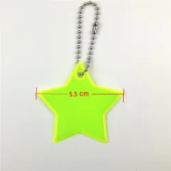 Reflective star - keychainKeyrings