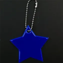 Reflective star - keychainKeyrings