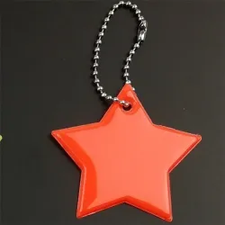 Reflective star - keychainKeyrings