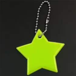 Reflective star - keychainKeyrings