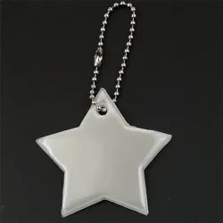 Reflective star - keychainKeyrings