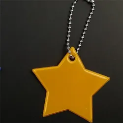 Reflective star - keychainKeyrings