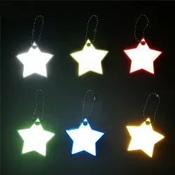 Reflective star - keychainKeyrings