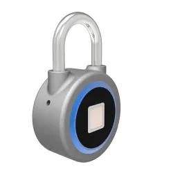 Padlock with fingerprint protection - Smart keyless entry - weatherproof - for Android & iOSHome security