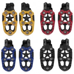 Universal motorcycle metal footrests with spring 8mm 2 pcsFoot rests