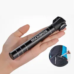 Mini portable aluminum bicycle pump