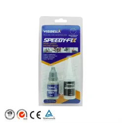 7 second speedy fix quick bonding fast dry glue for metal - plastic - wood & ceramic