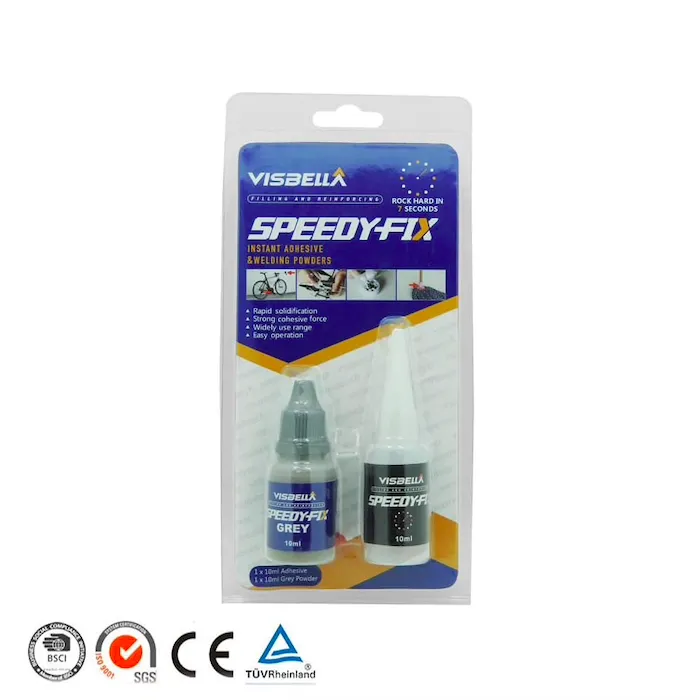 7 second speedy fix quick bonding fast dry glue for metal - plastic - wood & ceramic