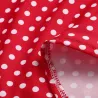 Mini polka dot dress with long sleeve