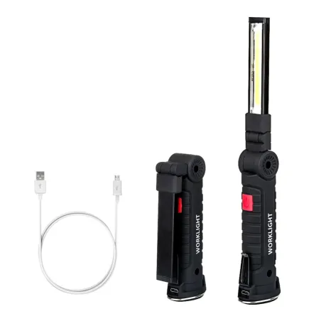 COB LED torch - USB rechargeable - with hanging hookSurvival tools