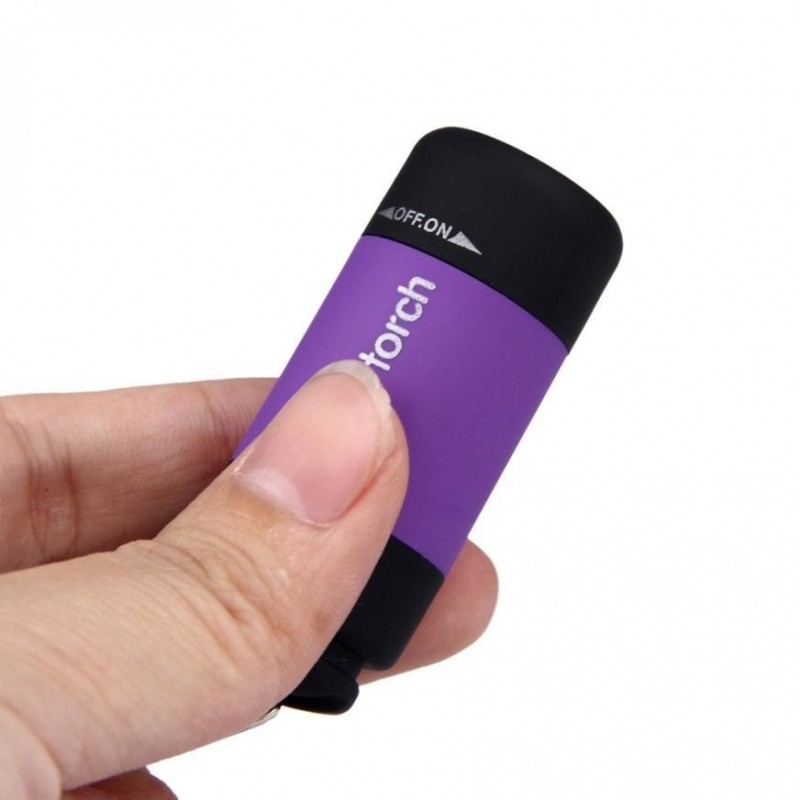 Mini 0.3W USB LED light torch with keychain