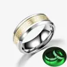 Glowing in the dark fluorescent ring - unisex