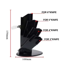 Ceramic knives set - peeler - holder