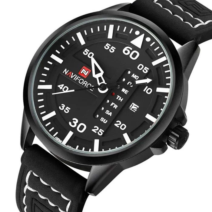 NAVIFORCE - leather band - quartz watch