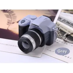 Camera keychain with flashing LED & soundKeyrings