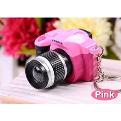 Camera keychain with flashing LED & sound
