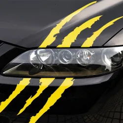 Claw marks - reflective car sticker - 40 * 12cmStickers