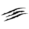 Claw marks - reflective car sticker - 40 * 12cm