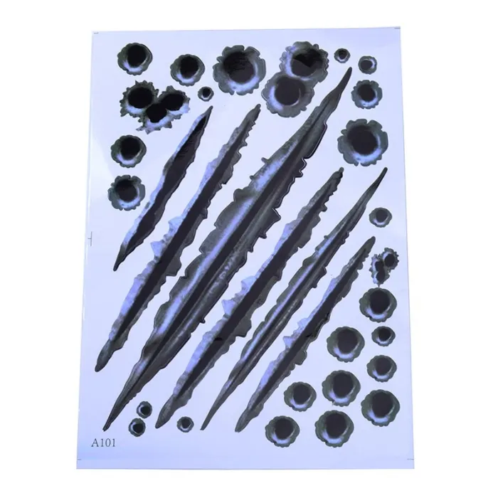 Bullet holes - 3D car sticker - waterproof - 21 * 30cm