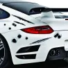 Bullet holes - 3D car sticker - waterproof - 21 * 30cm