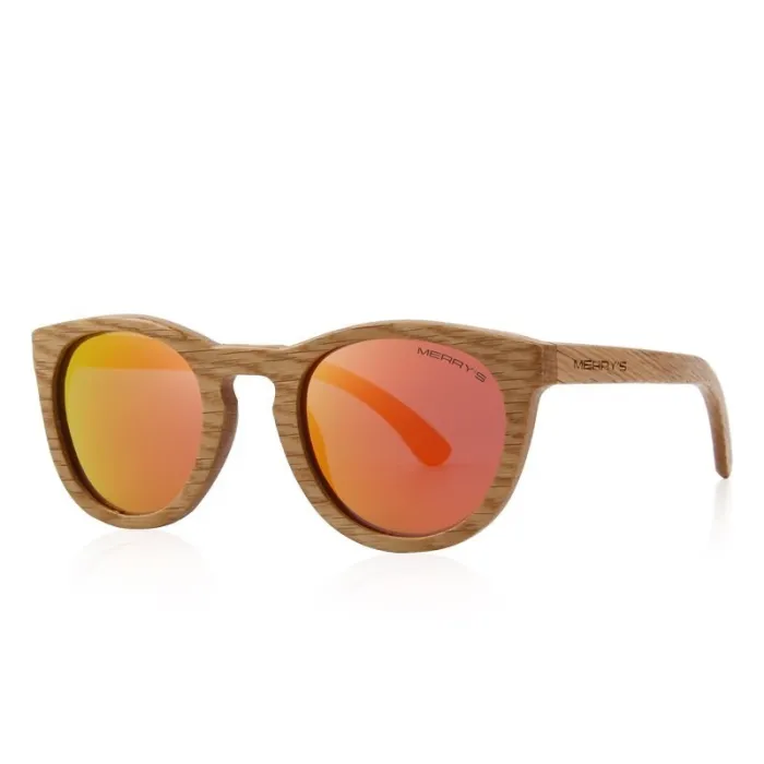 Retro - handmade wooden sunglasses - unisex