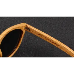 Retro - handmade wooden sunglasses - unisex