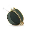 Retro - foldable - oval sunglasses - unisexSunglasses