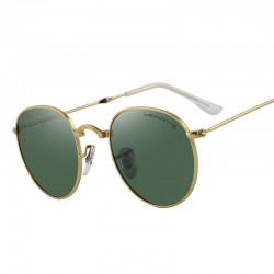 Retro - foldable - oval sunglasses - unisexSunglasses