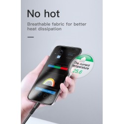 Baseus - fast charging - flat micro USB data cable