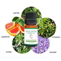 Natural essential massage oil - slimming - fat burning - 2 pcs