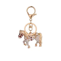 Crystal horse - keychain