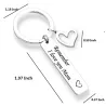 Remember I Love You Mom & Dad - keychainKeyrings