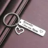 Remember I Love You Mom & Dad - keychainKeyrings