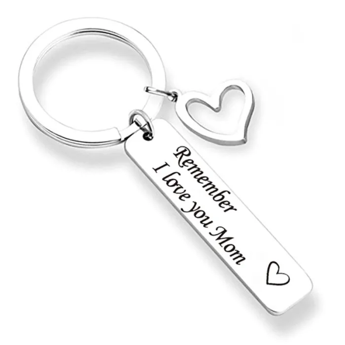 Remember I Love You Mom & Dad - keychainKeyrings