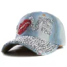 Crystal Love & lips - baseball cap - unisex