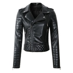 Soft leather jacket with zippersJackets