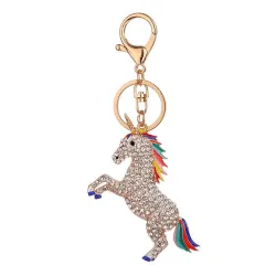 Crystal Unicorn - KeychainKeyrings