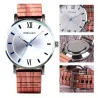 Elegant wooden quartz watch - unisex