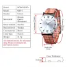Elegant wooden quartz watch - unisex