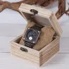 Sandalwood quartz modern watch