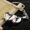 Double heart & arrow - keychain