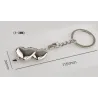 Double heart & arrow - keychain