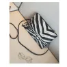 Leather bag with zebra pattern - 3 pcs setSets