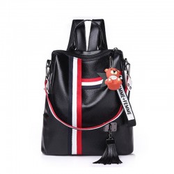 Fashion retro backpack & handbag with tassels