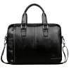 Elegant big leather shoulder bag