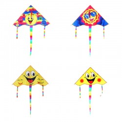 Triangle smiling face - kite 80 cmKites