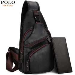 Fashion POLO shoulder bag - leather backpack